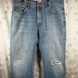 J. Crew Men’s Light Blue Distressed Jeans Size 35W 32L